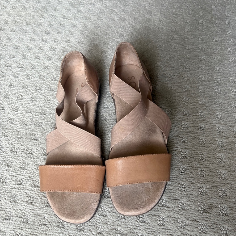 Naturalizer Women's SOUL Blume Slingback Tan Sandals Size 8